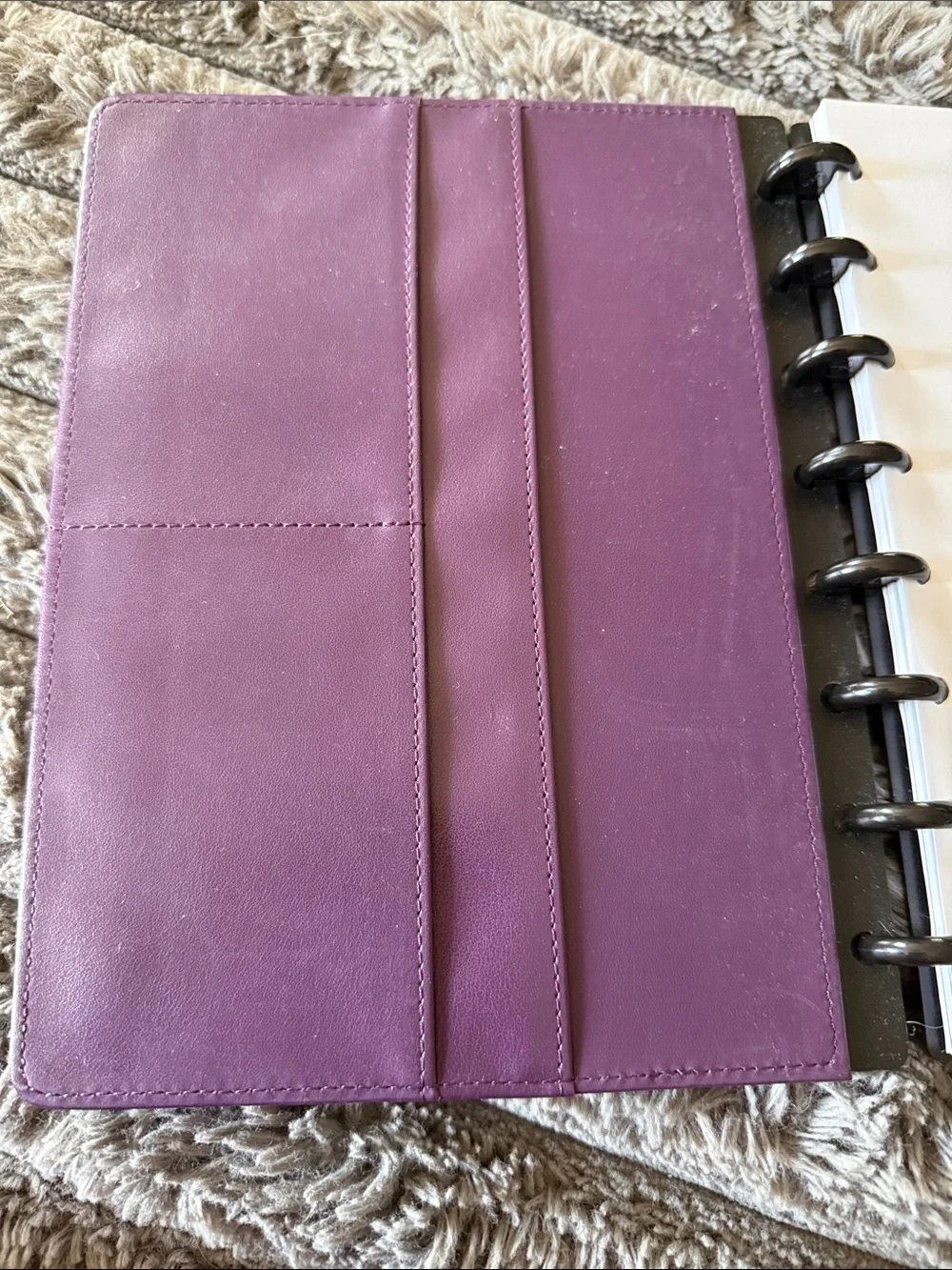 TUL® Custom Note-Taking System Discbound Notebook W/Leather Cover Letter